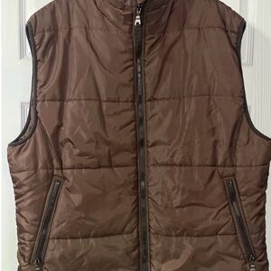 Red Camel Men's Brown Quilted Vest